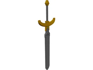 Zelda Sword Excalibur 3D Model preview