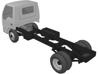 Isuzu NKR 3D Model preview