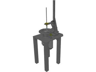 Auto Welding Table 3D Model preview
