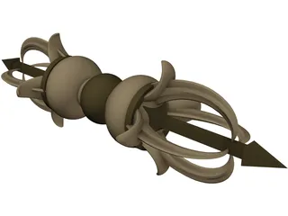 Vajra (Dorje) 3D Model preview