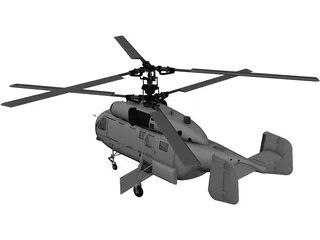 Kamov Ka-28 Helix 3D Model preview