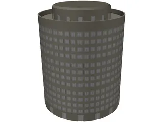 Industrial Building 3D Model preview