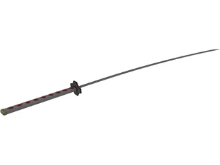 Katana 3D Model preview