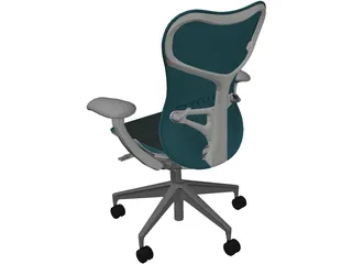 Mirra Chair 3D Model preview