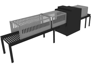Airport Xray Scanner 3D Model preview