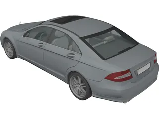 Mercedes-Benz C-Class (2007) 3D Model preview