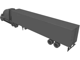 Freightliner Cascadia 3D Model preview