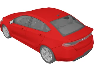 Dodge Dart GT (2013) 3D Model preview