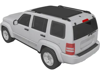 Jeep Cherokee (2008) 3D Model preview