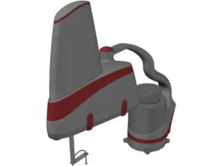 Scara Robot 3D Model preview