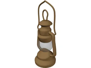 Ramadan Lantern Old 3D Model preview