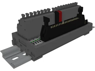 Terminal Block SVN-32DT 3D Model preview