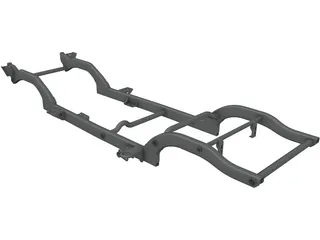 Suzuki Vitara Chassis 3D Model preview