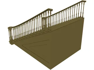 Stair 3D Model preview