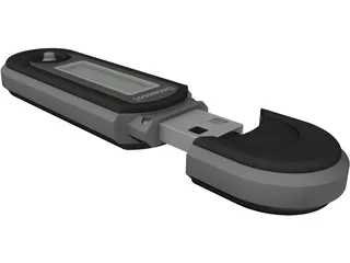 Intenso MP3 USB Stick 3D Model preview