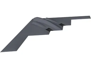 B-2 Spirit Bomber 3D Model preview