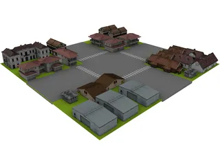 City Junction Part 3D Model preview
