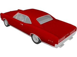Pontiac GTO (1966) 3D Model preview