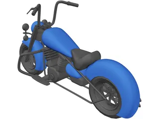 Chopper 3D Model preview