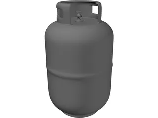 Gas Tank 3D Model preview