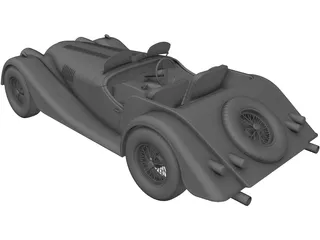 Morgan Plus 4 3D Model preview