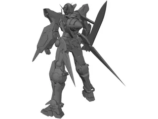 Gundam EXIA 3D Model preview