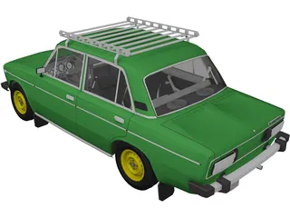 VAZ 2106 3D Model preview