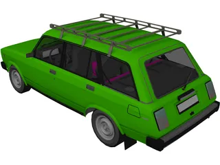 VAZ 2104 3D Model preview