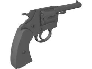 Colt .45 1917 3D Model preview
