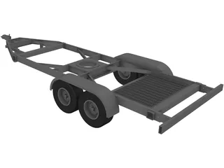 Trailer 3D Model preview