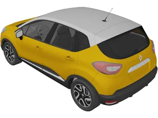 Ranault Captur (2014) 3D Model preview
