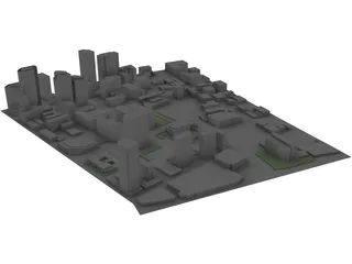 Minneapolis Washington Square 3D Model preview