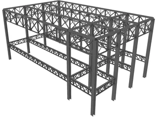 Scaffold 3D Model preview