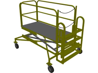B4 Maintenance Stand 3D Model preview