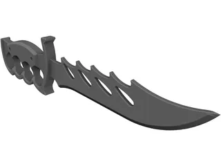 Knife 3D Model preview