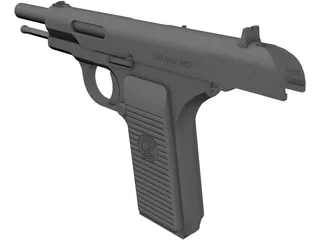 Zastava M57 3D Model preview