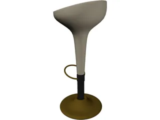 Bar Chair 3D Model preview