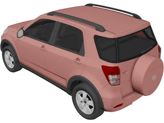 Toyota Rush (2006) 3D Model preview