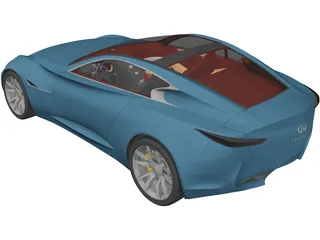 Infiniti Essence Concept (2009) 3D Model preview