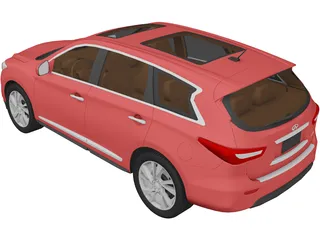 Infiniti JX35 (2013) 3D Model preview