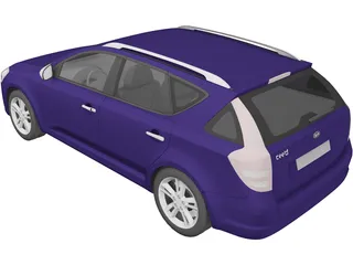 Kia Ceed SW (2013) 3D Model preview