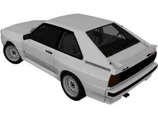 Audi Sport Quattro [B2] (1983) 3D Model preview
