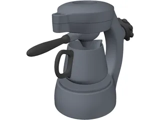 Atomic Coffee Maker 3D Model preview