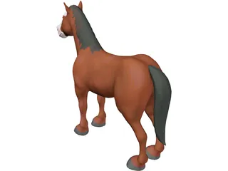 Horse 3D Model preview