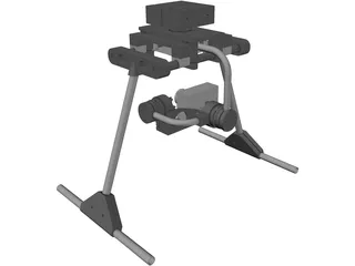 Gimbal for GoPro3 3D Model preview
