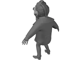 Up Man 3D Model preview