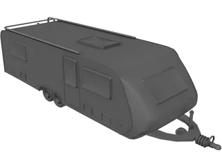 Caravan 3D Model preview