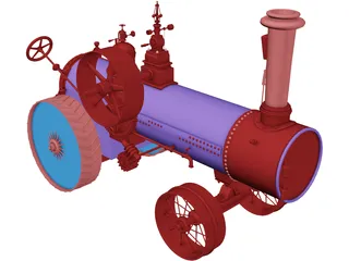 Tractor 3D Model preview