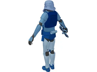 Star Wars Stormtrooper 3D Model preview