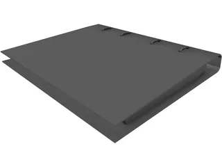 Folder 3D Model preview